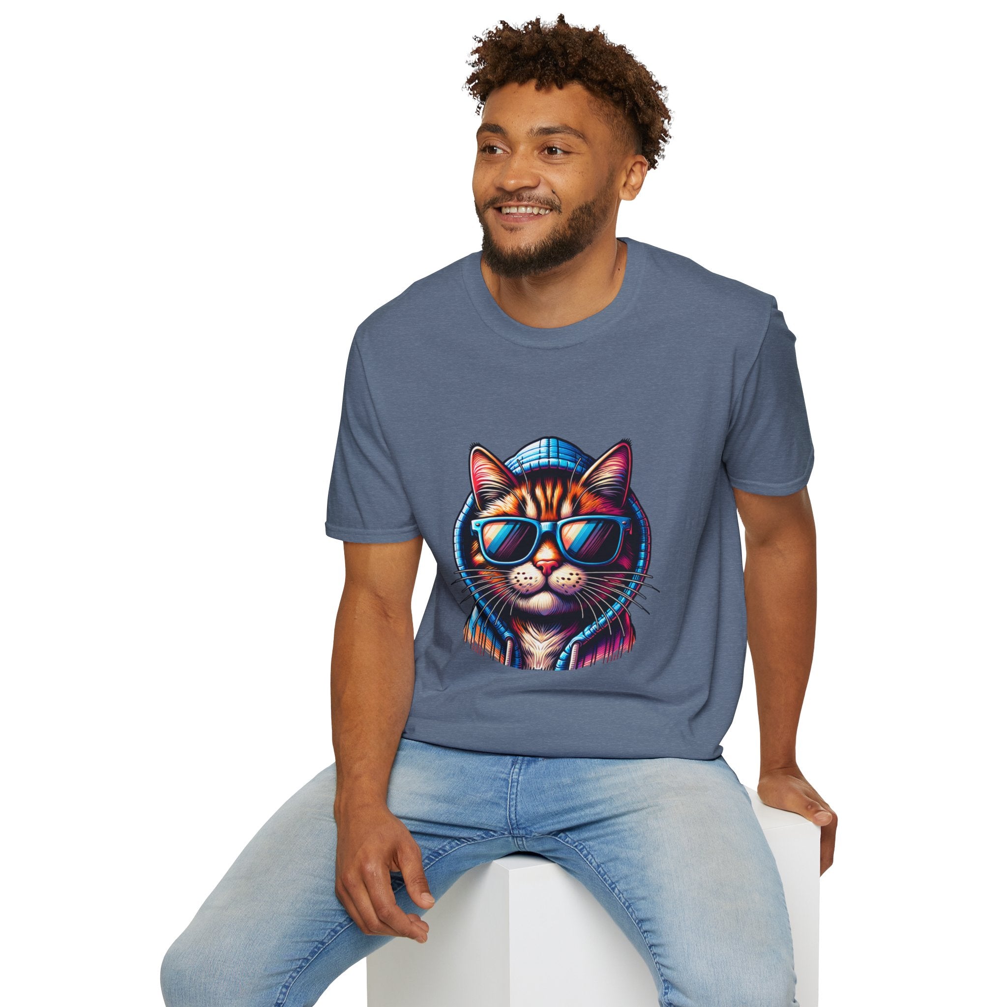 Cool Cat Unisex Softstyle T-Shirt