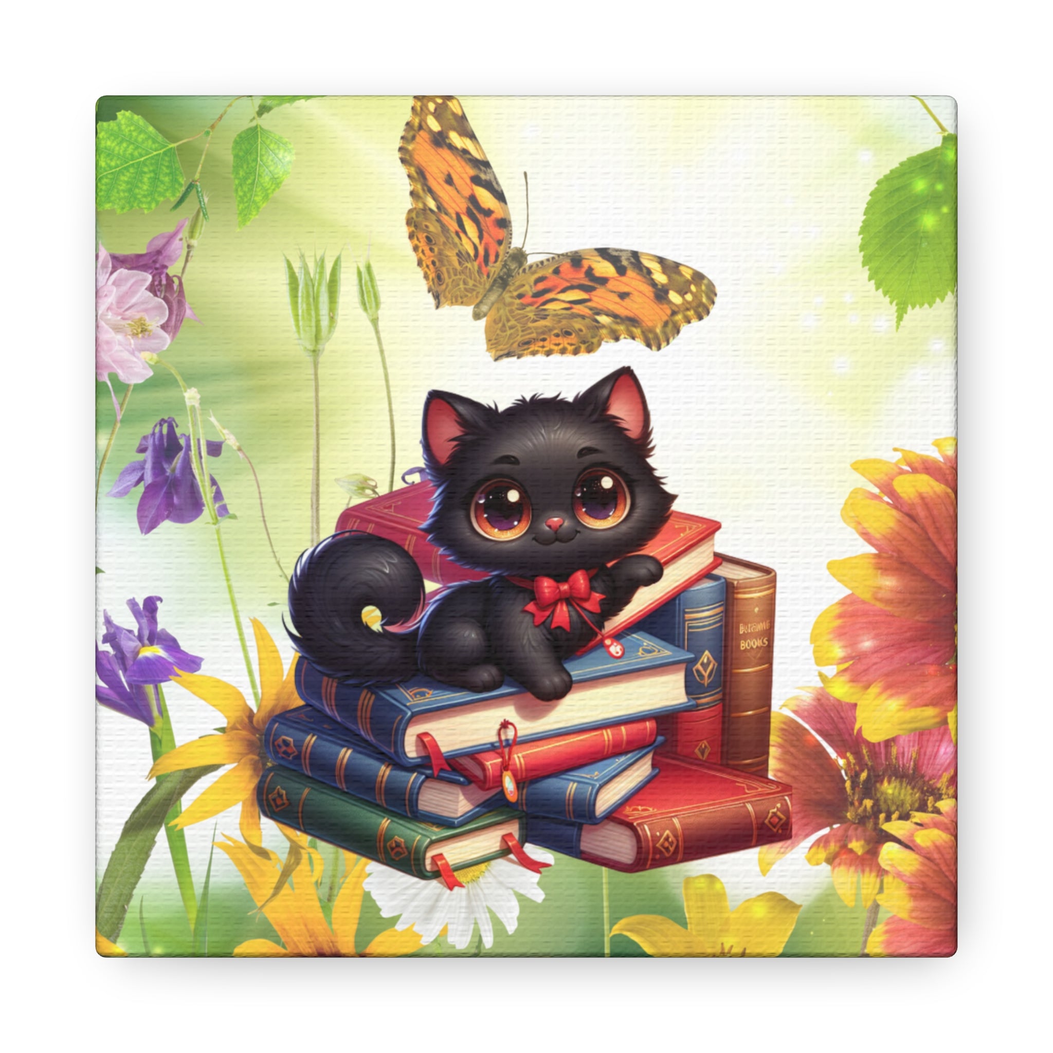 Anime Cat Canvas Gallery Wraps