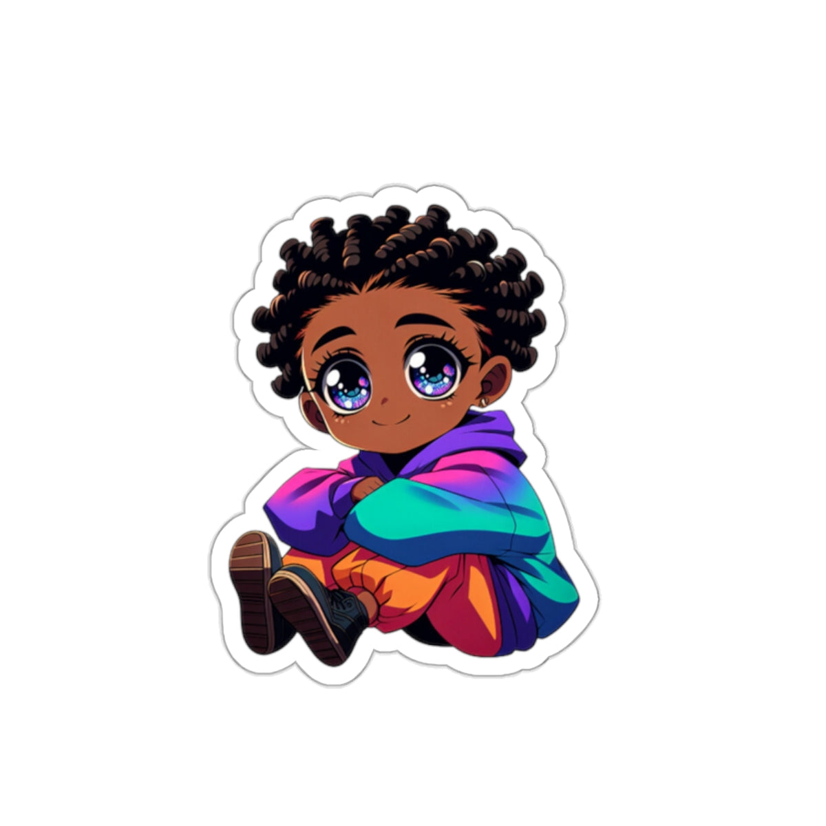 Little Anime African American boy