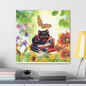 Anime Cat Canvas Gallery Wraps