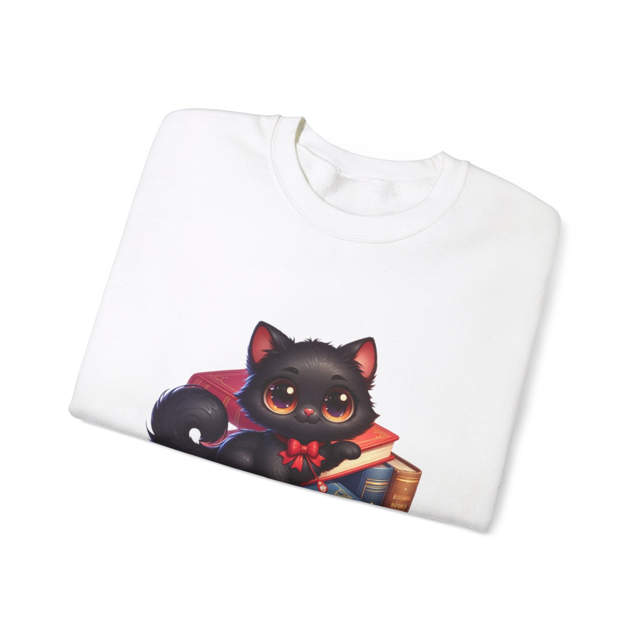 Anime Cat Unisex Heavy Blend™ Crewneck Sweatshirt