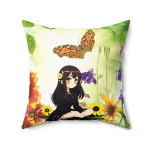 Anime Spun Polyester Square Pillow