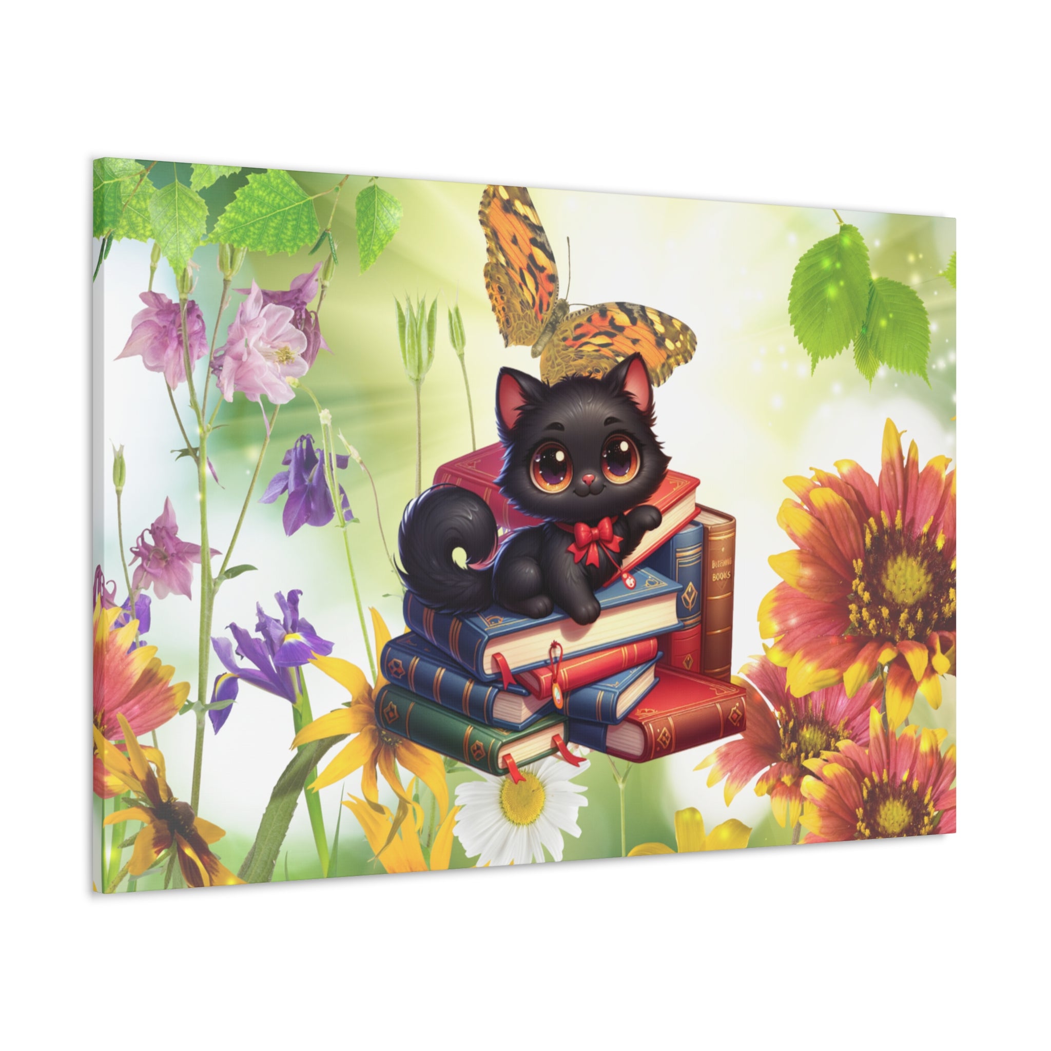 Anime Cat Canvas Gallery Wraps