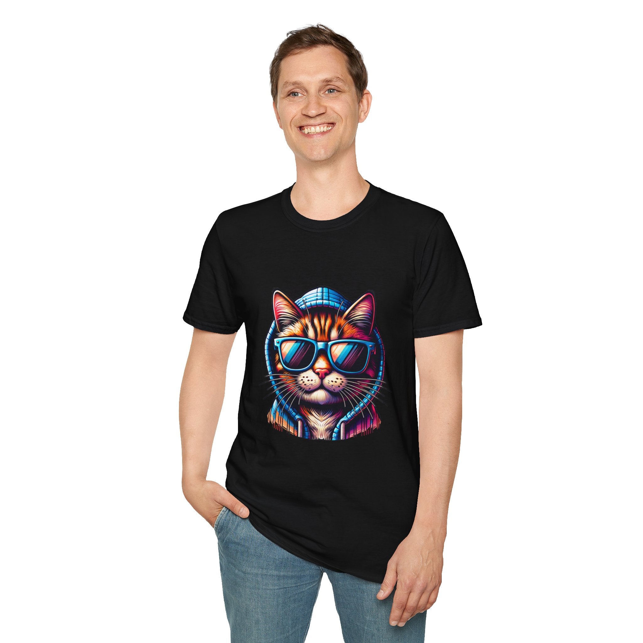 Cool Cat Unisex Softstyle T-Shirt