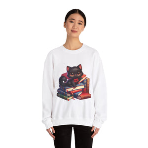 Anime Cat Unisex Heavy Blend™ Crewneck Sweatshirt