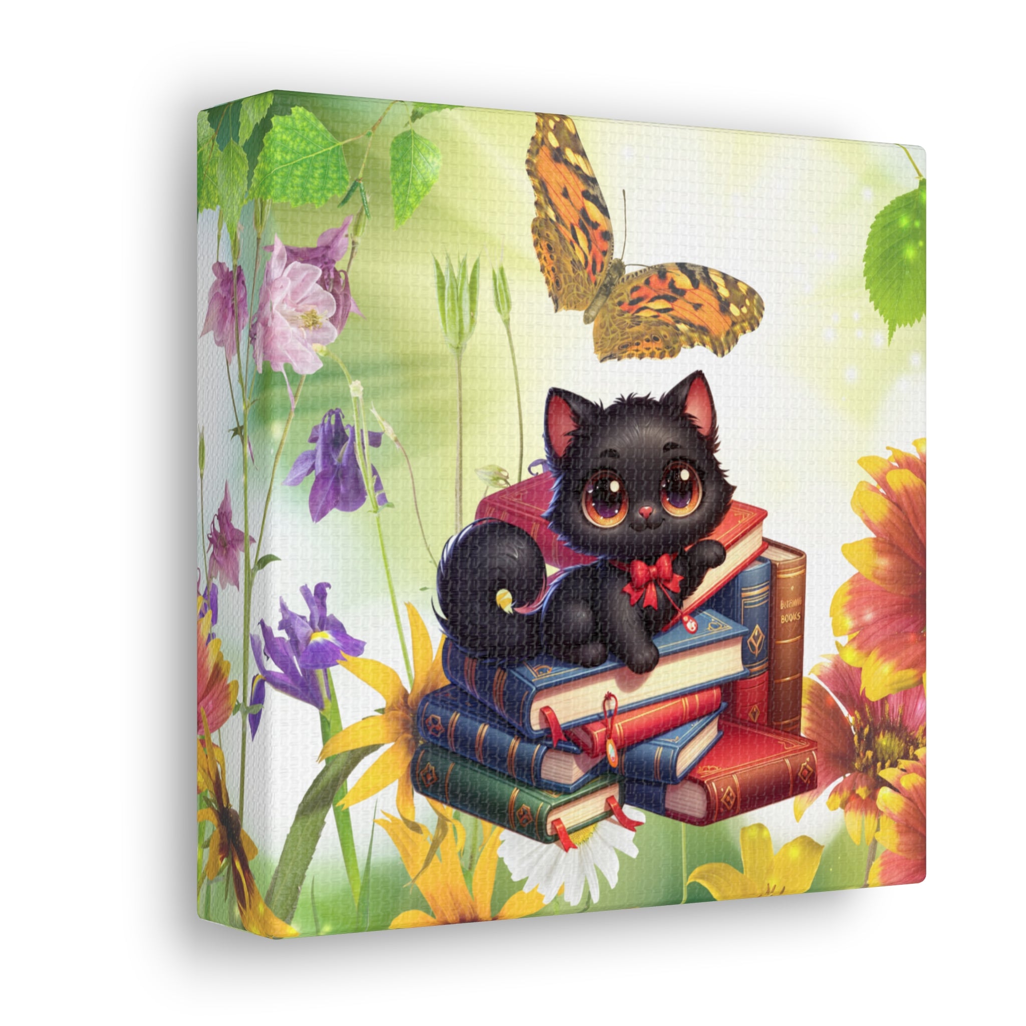 Anime Cat Canvas Gallery Wraps