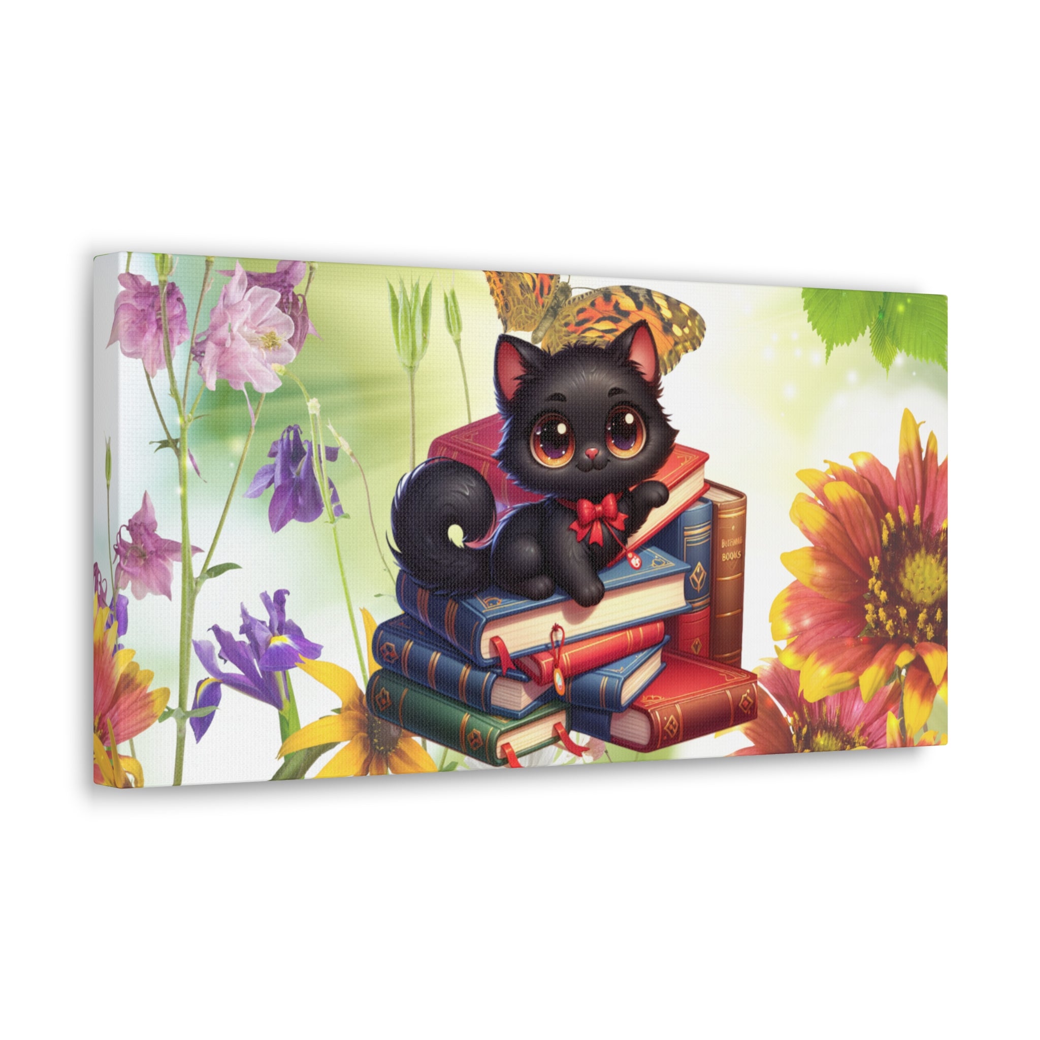 Anime Cat Canvas Gallery Wraps