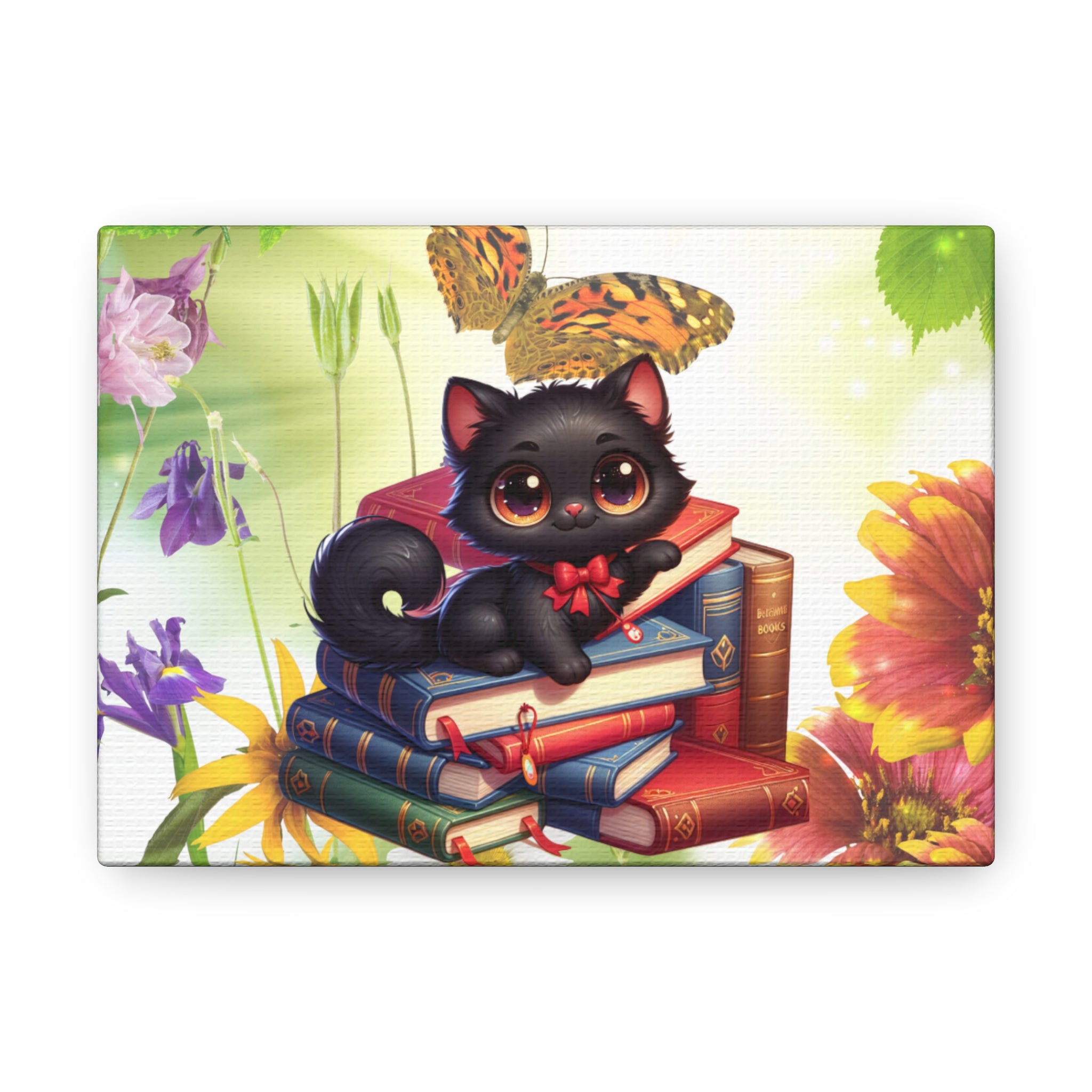 Anime Cat Canvas Gallery Wraps