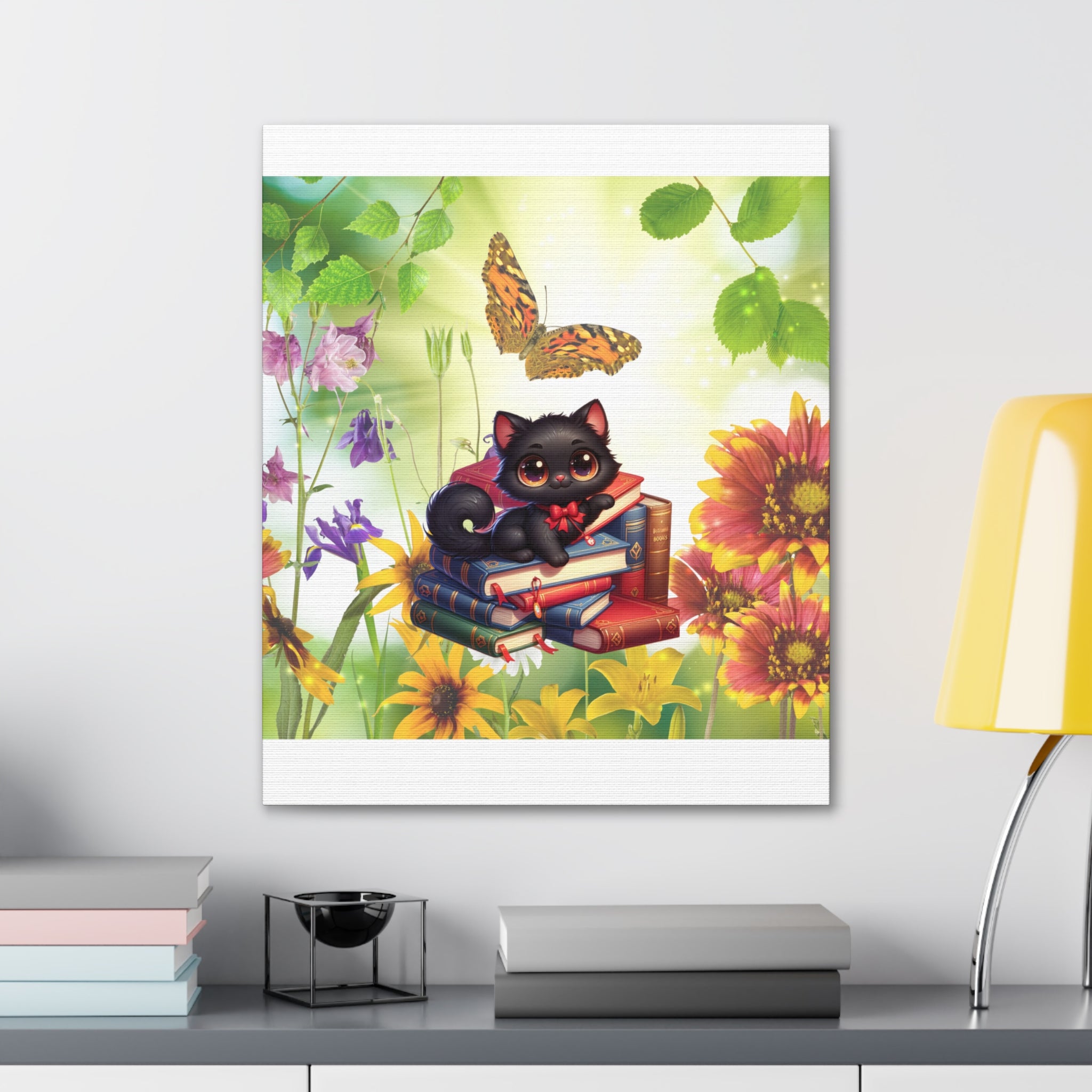 Anime Cat Canvas Gallery Wraps