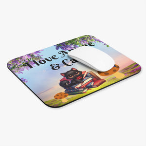 Anime Cat Lover Mouse Pad (Rectangle)