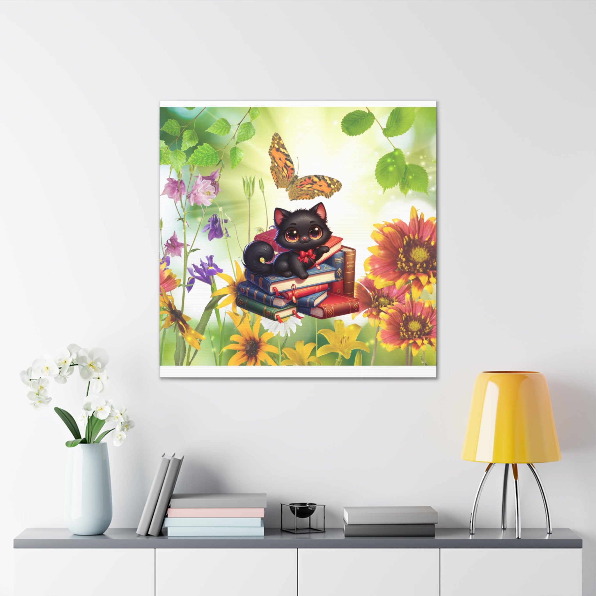 Anime Cat Canvas Gallery Wraps