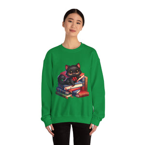 Anime Cat Unisex Heavy Blend™ Crewneck Sweatshirt