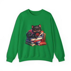 Anime Cat Unisex Heavy Blend™ Crewneck Sweatshirt