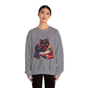 Anime Cat Unisex Heavy Blend™ Crewneck Sweatshirt