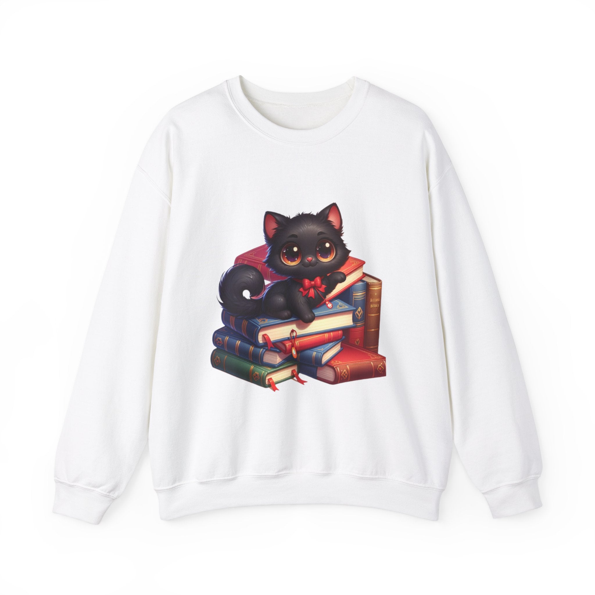 Anime Cat Unisex Heavy Blend™ Crewneck Sweatshirt