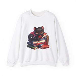 Anime Cat Unisex Heavy Blend™ Crewneck Sweatshirt