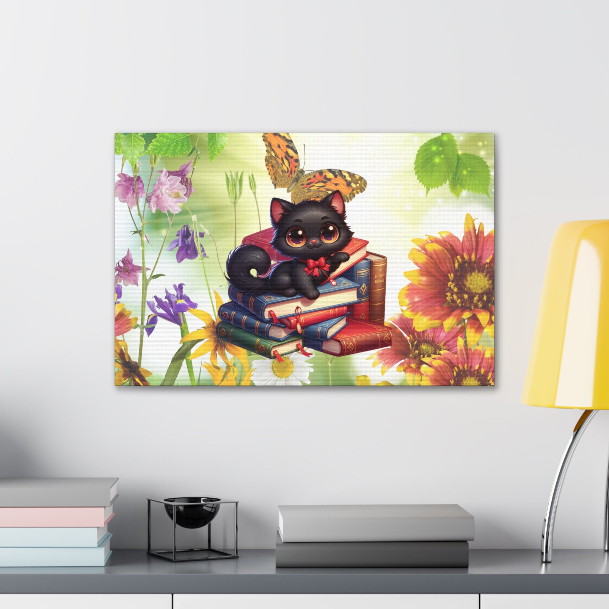 Anime Cat Canvas Gallery Wraps