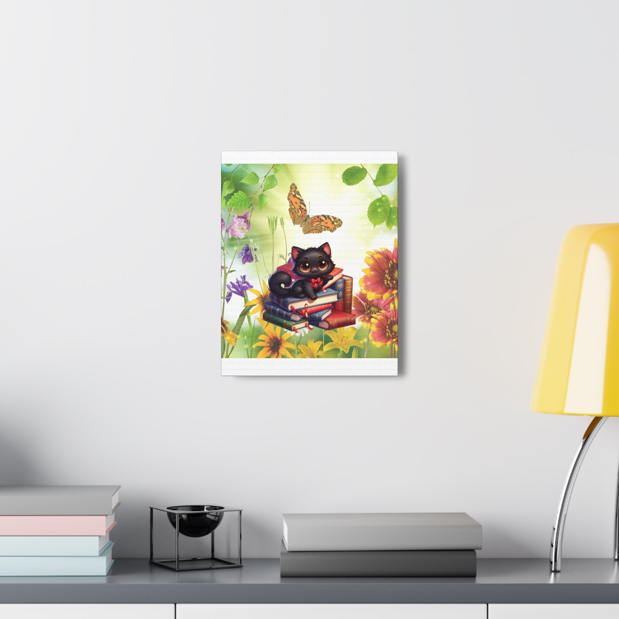 Anime Cat Canvas Gallery Wraps