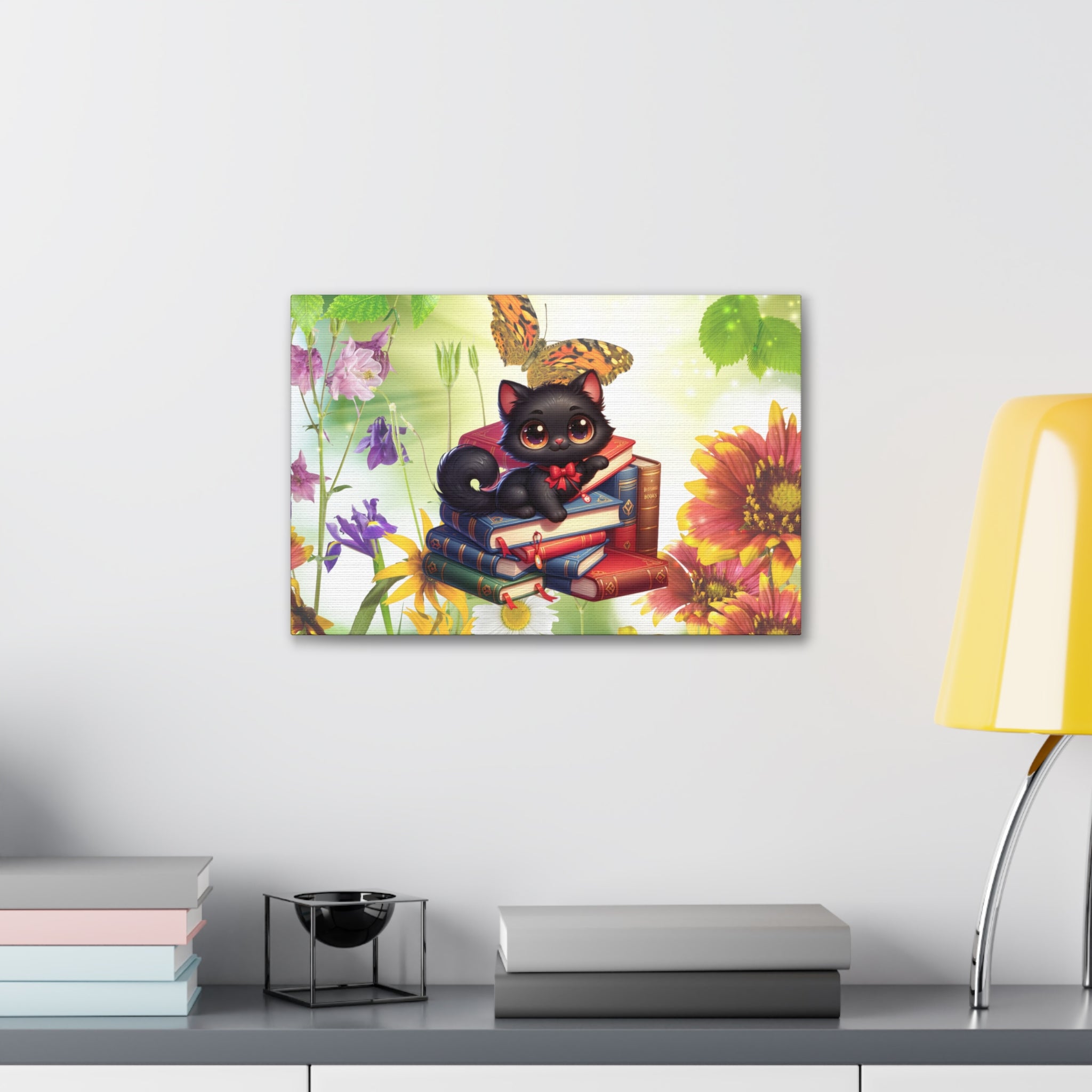 Anime Cat Canvas Gallery Wraps