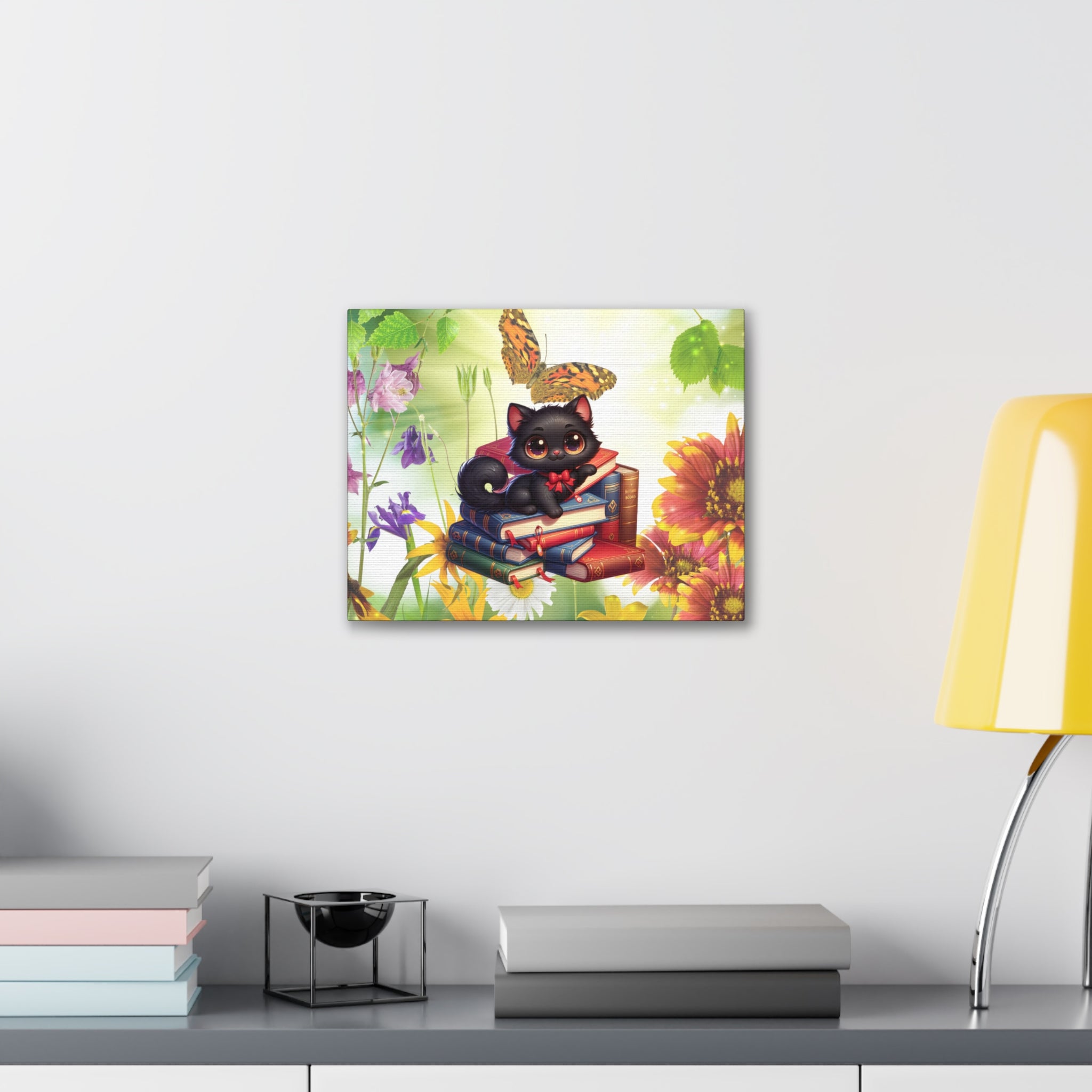 Anime Cat Canvas Gallery Wraps