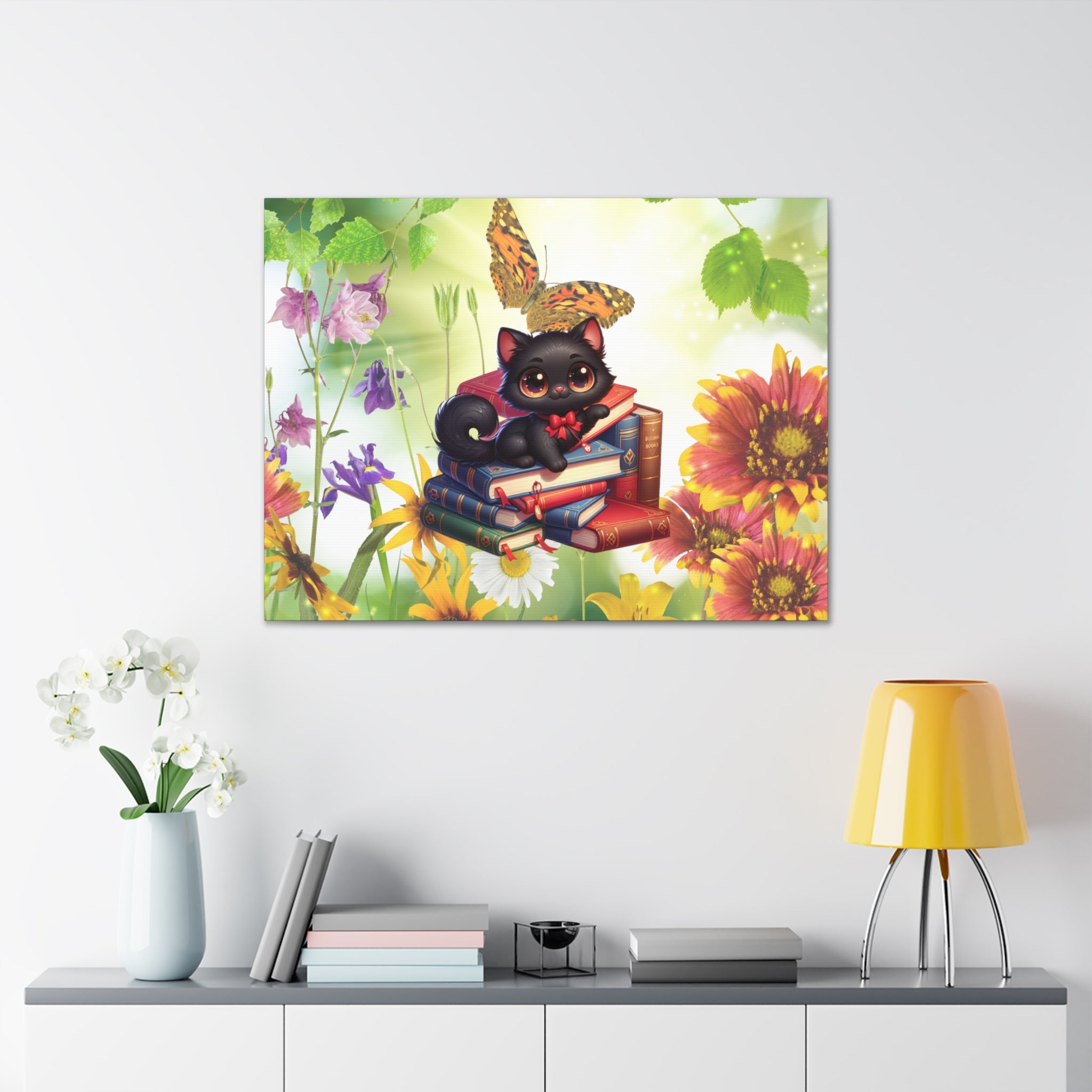 Anime Cat Canvas Gallery Wraps