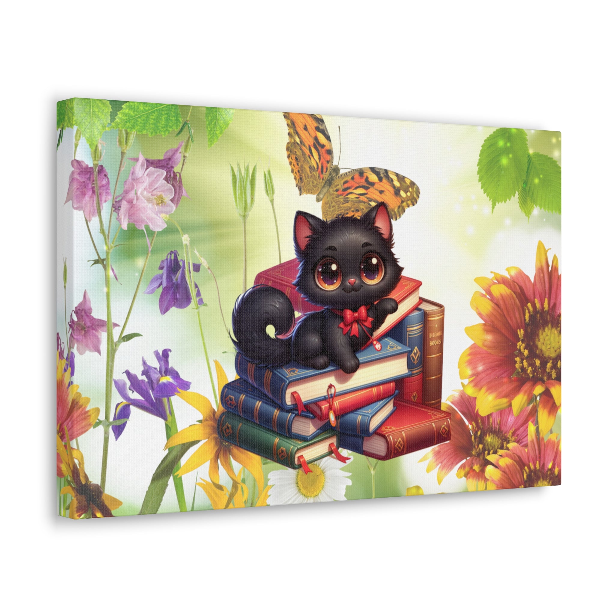 Anime Cat Canvas Gallery Wraps