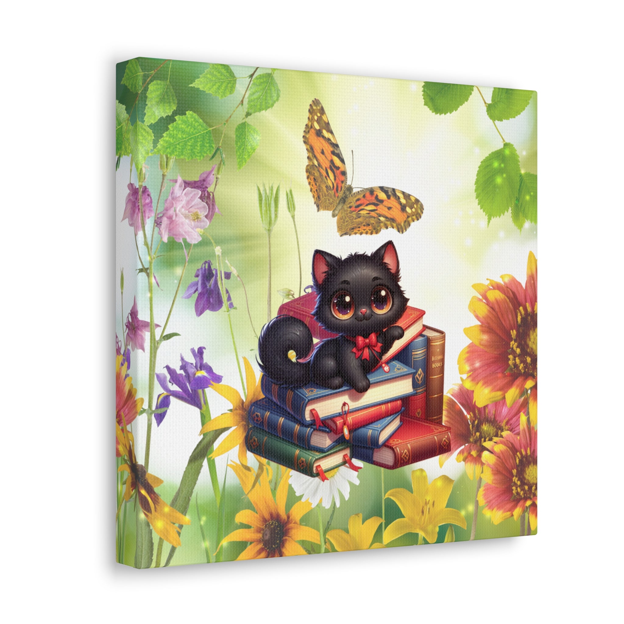 Anime Cat Canvas Gallery Wraps