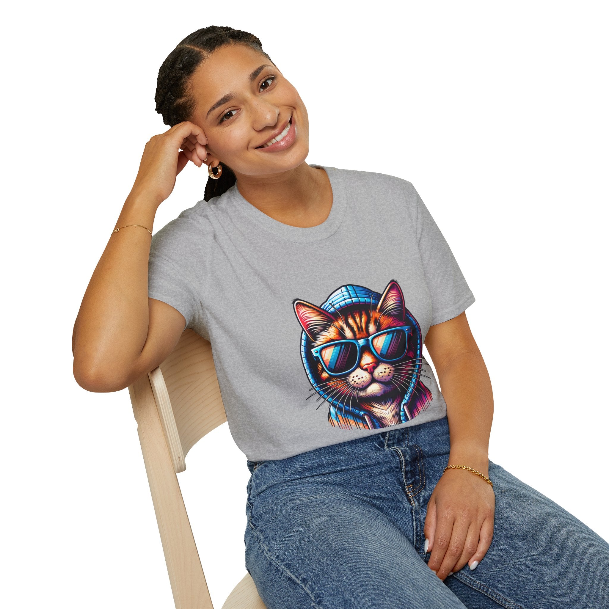 Cool Cat Unisex Softstyle T-Shirt