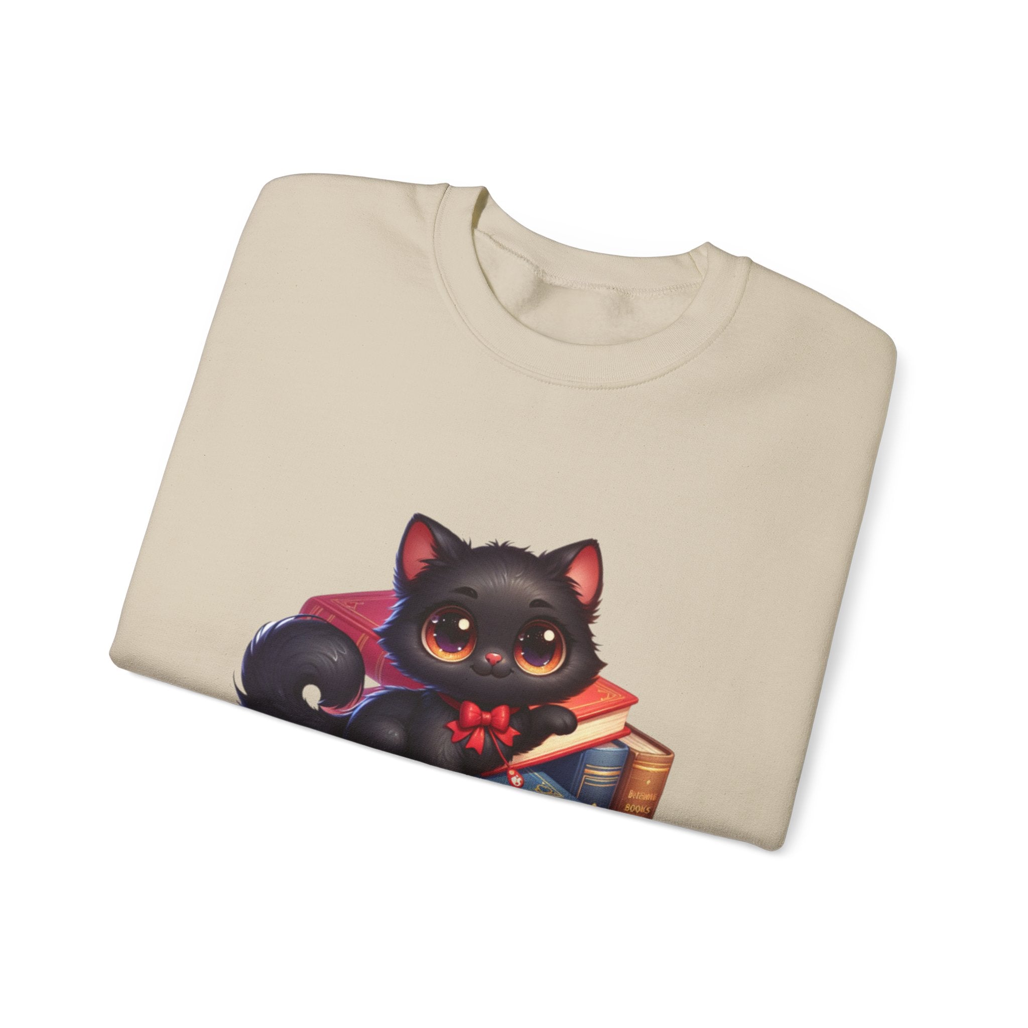 Anime Cat Unisex Heavy Blend™ Crewneck Sweatshirt