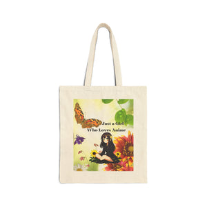 Anime Cotton Canvas Tote Bag