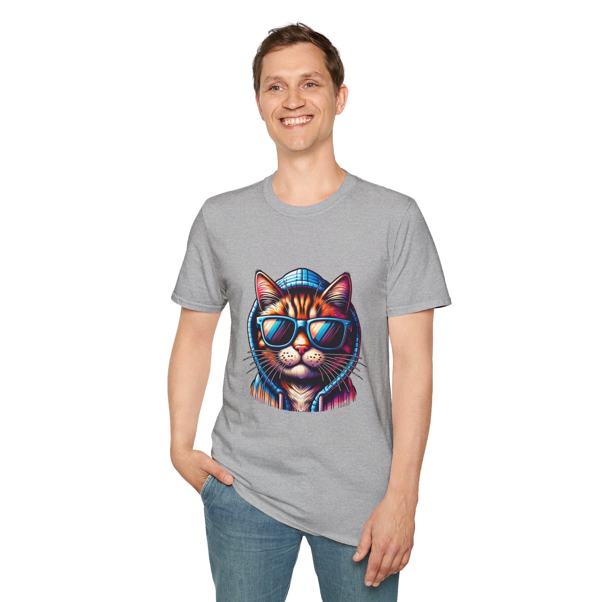 Cool Cat Unisex Softstyle T-Shirt