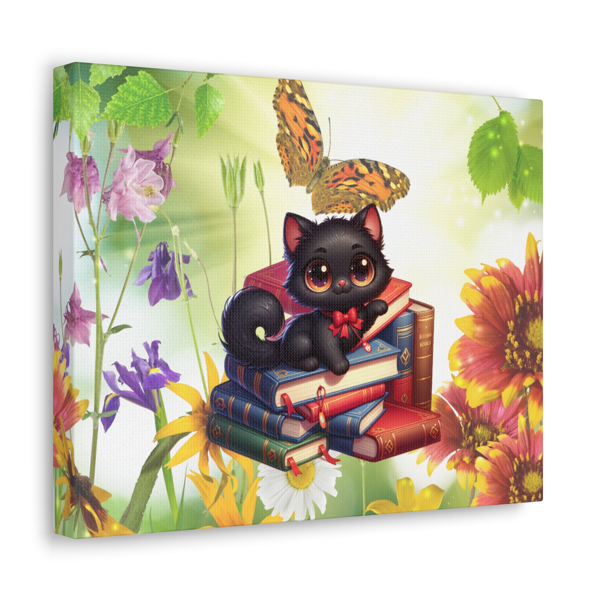 Anime Cat Canvas Gallery Wraps