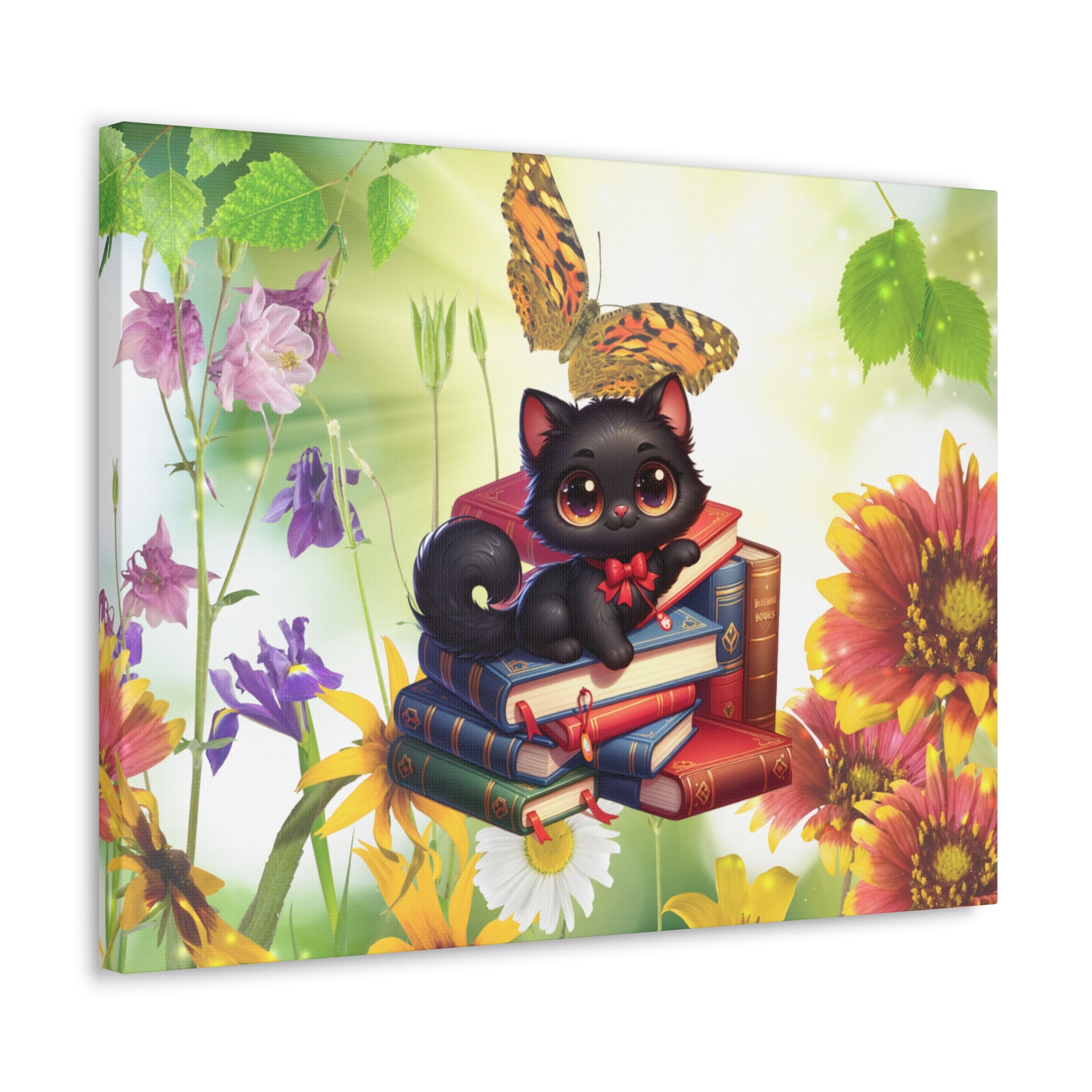 Anime Cat Canvas Gallery Wraps