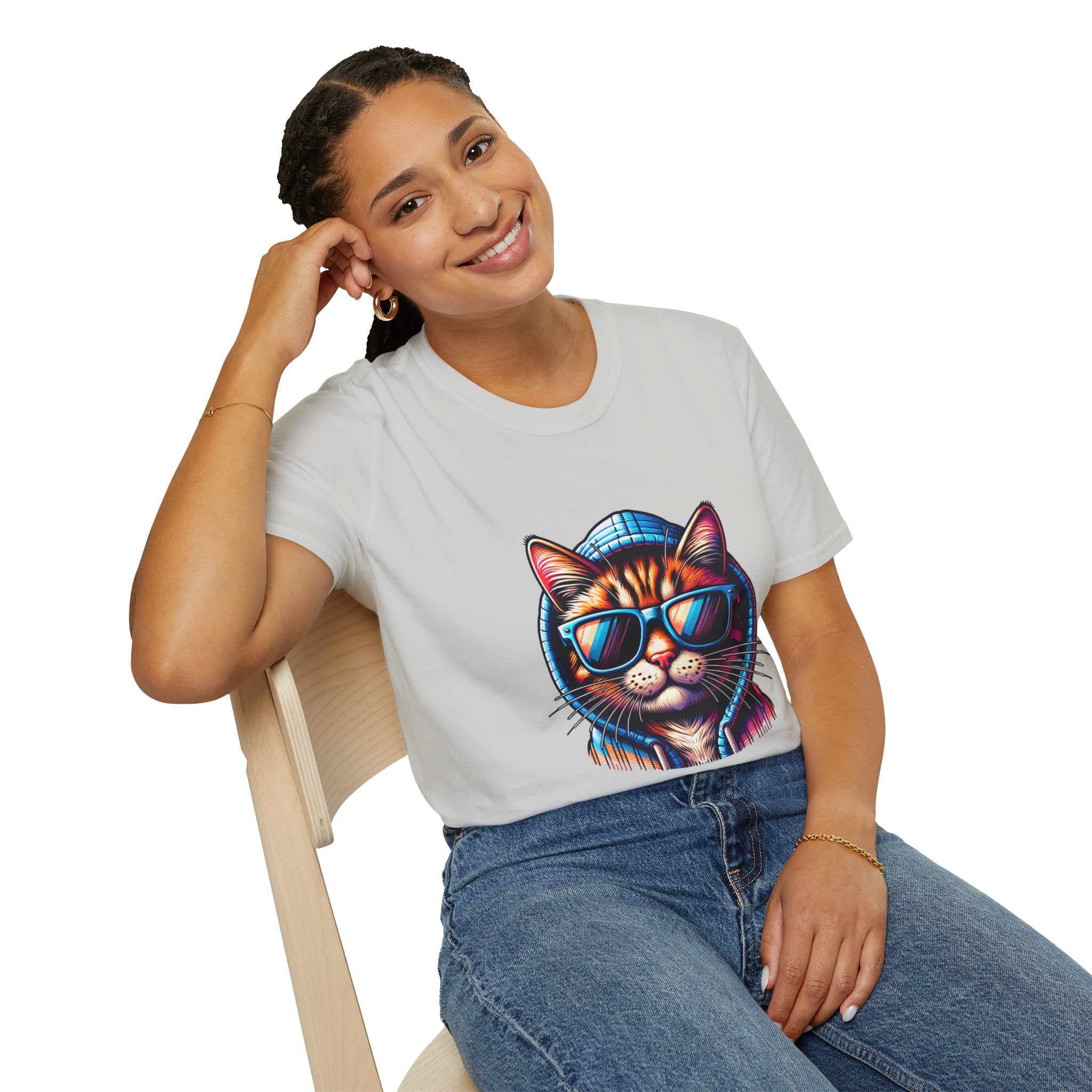 Cool Cat Unisex Softstyle T-Shirt