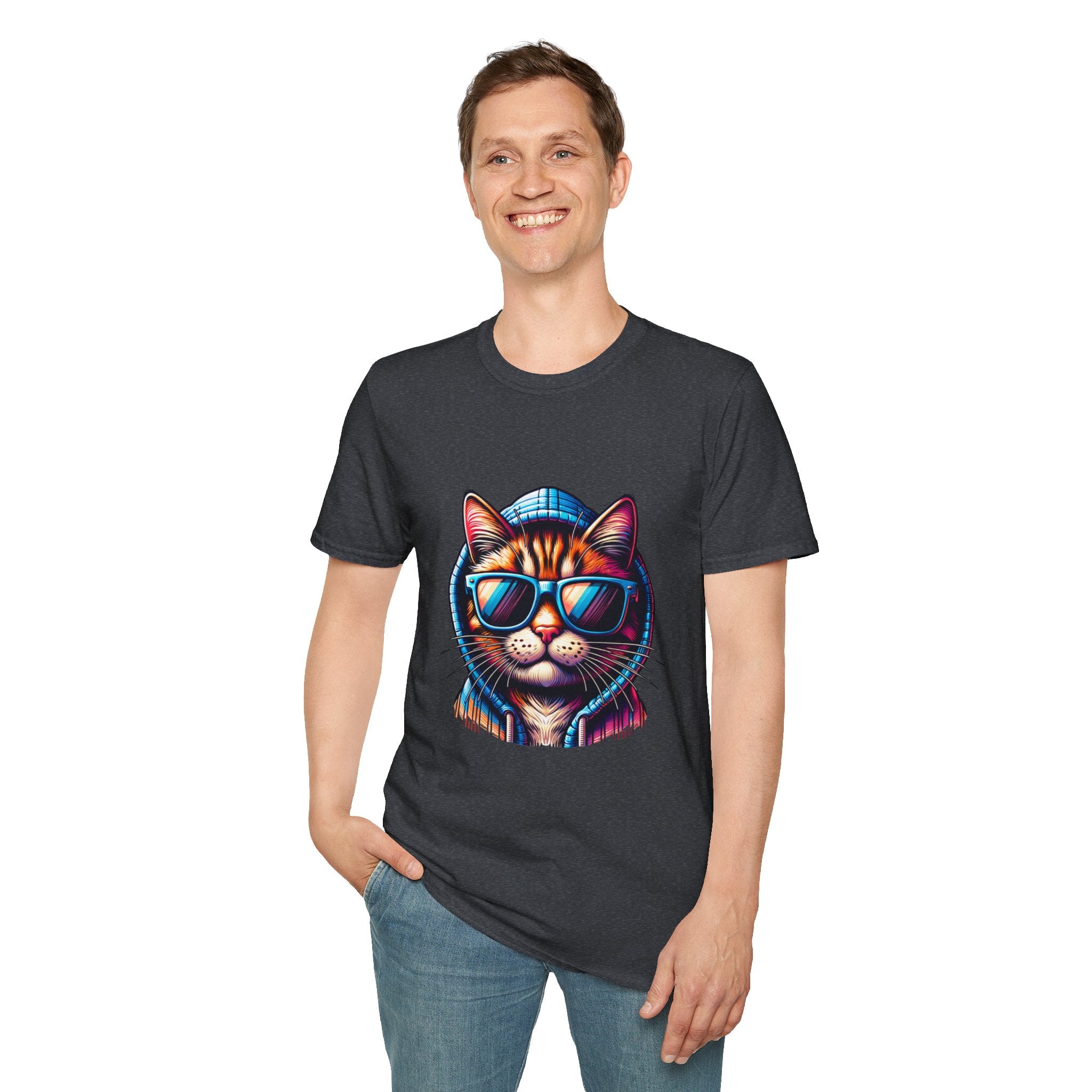 Cool Cat Unisex Softstyle T-Shirt