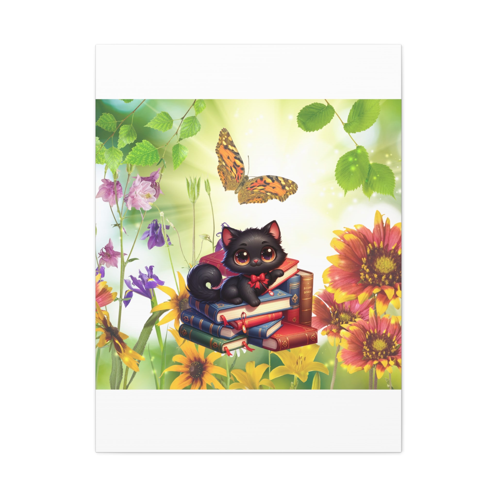 Anime Cat Canvas Gallery Wraps