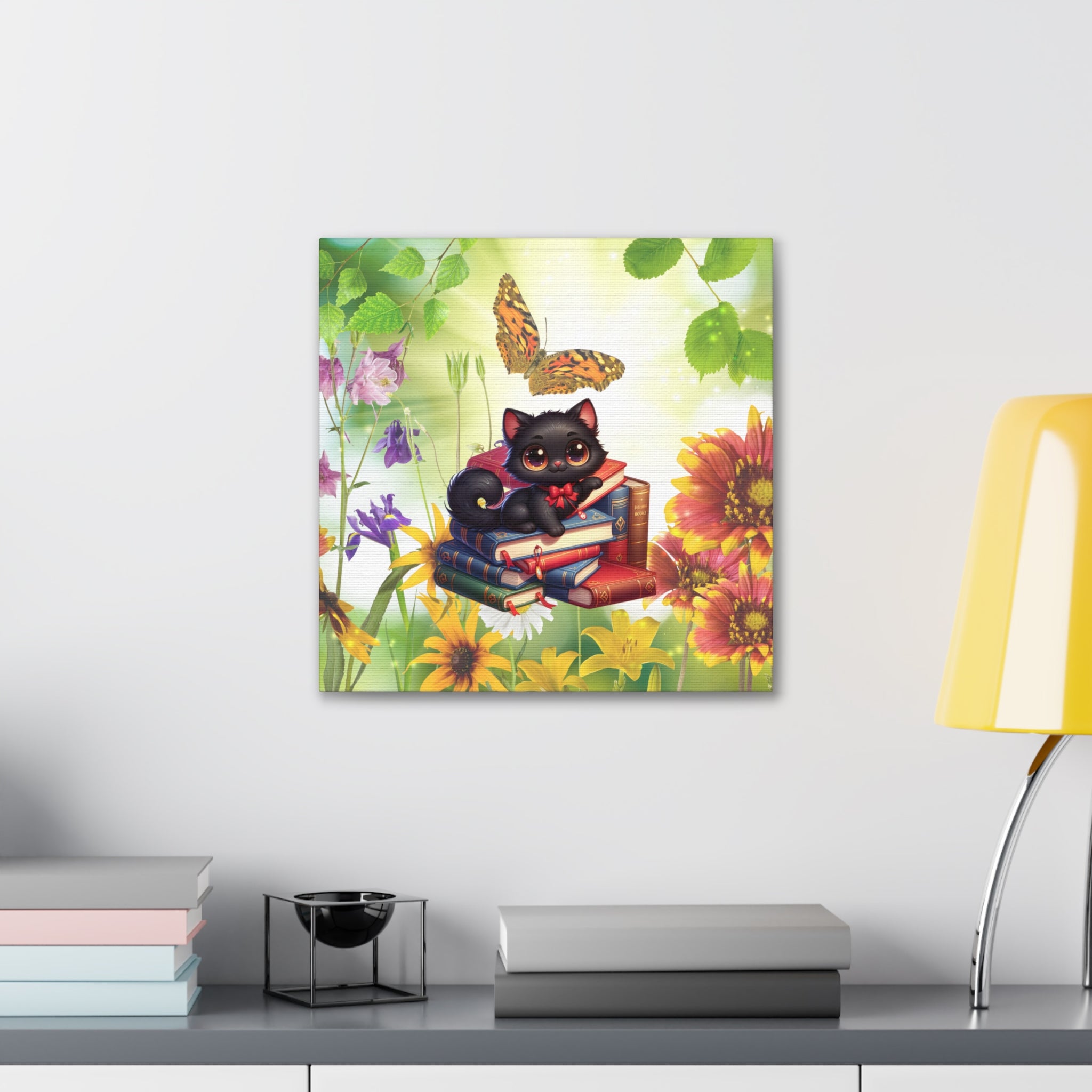 Anime Cat Canvas Gallery Wraps