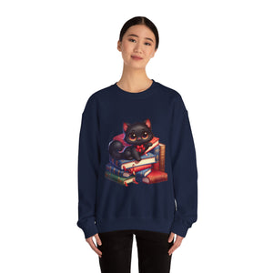 Anime Cat Unisex Heavy Blend™ Crewneck Sweatshirt