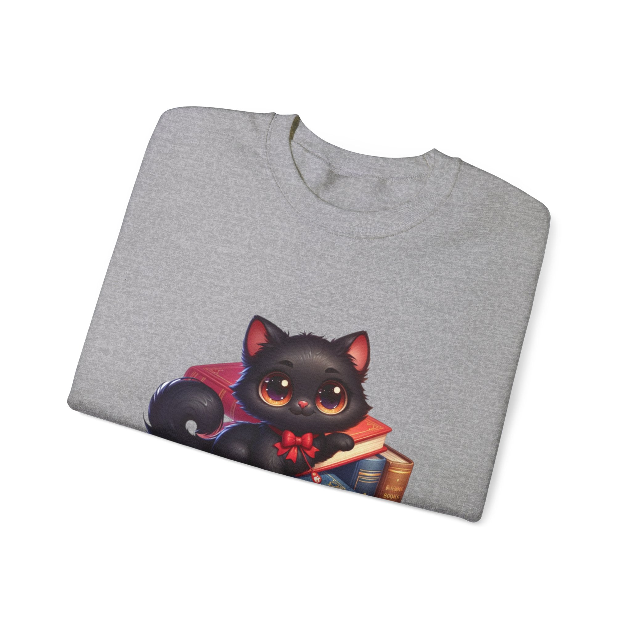 Anime Cat Unisex Heavy Blend™ Crewneck Sweatshirt