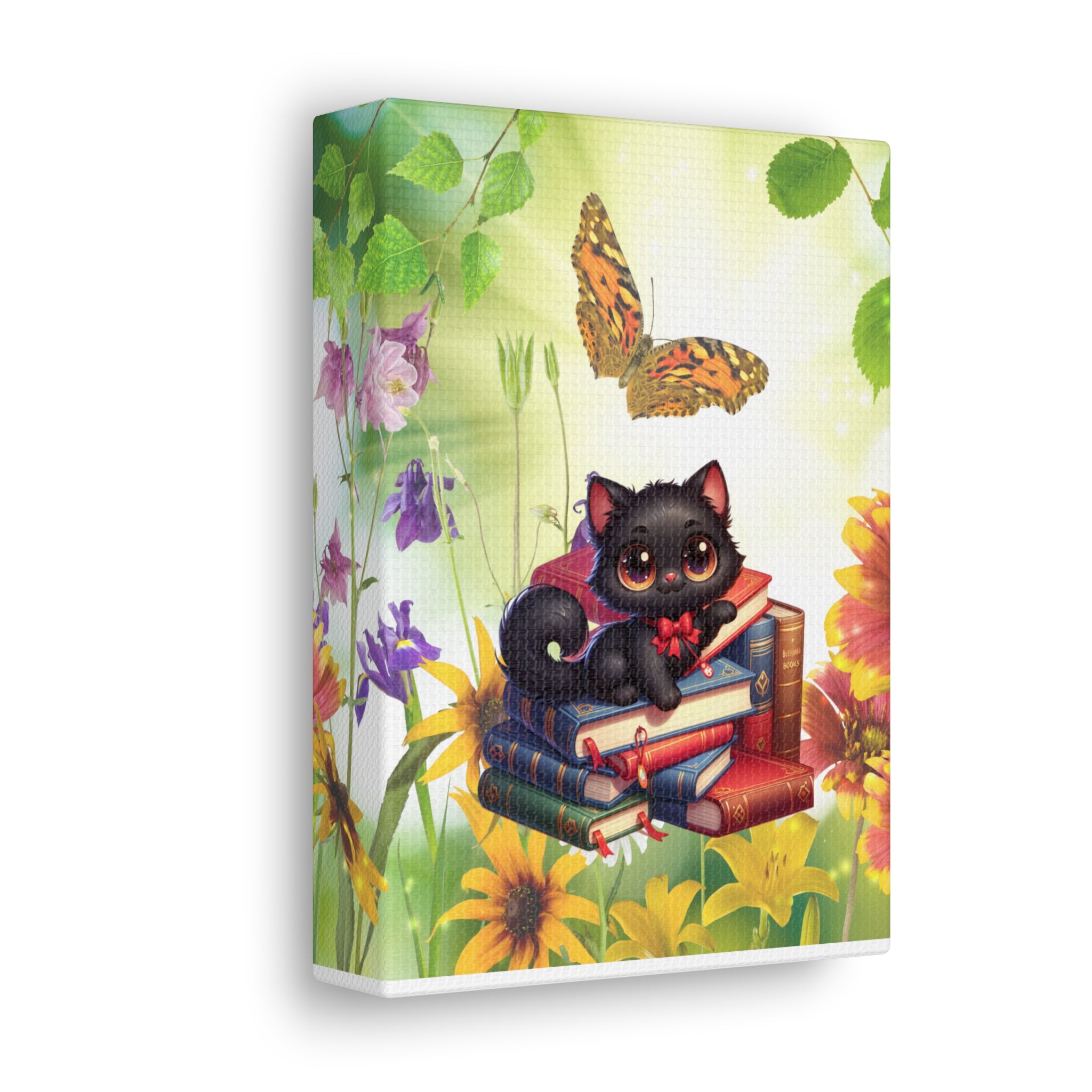 Anime Cat Canvas Gallery Wraps