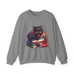 Anime Cat Unisex Heavy Blend™ Crewneck Sweatshirt