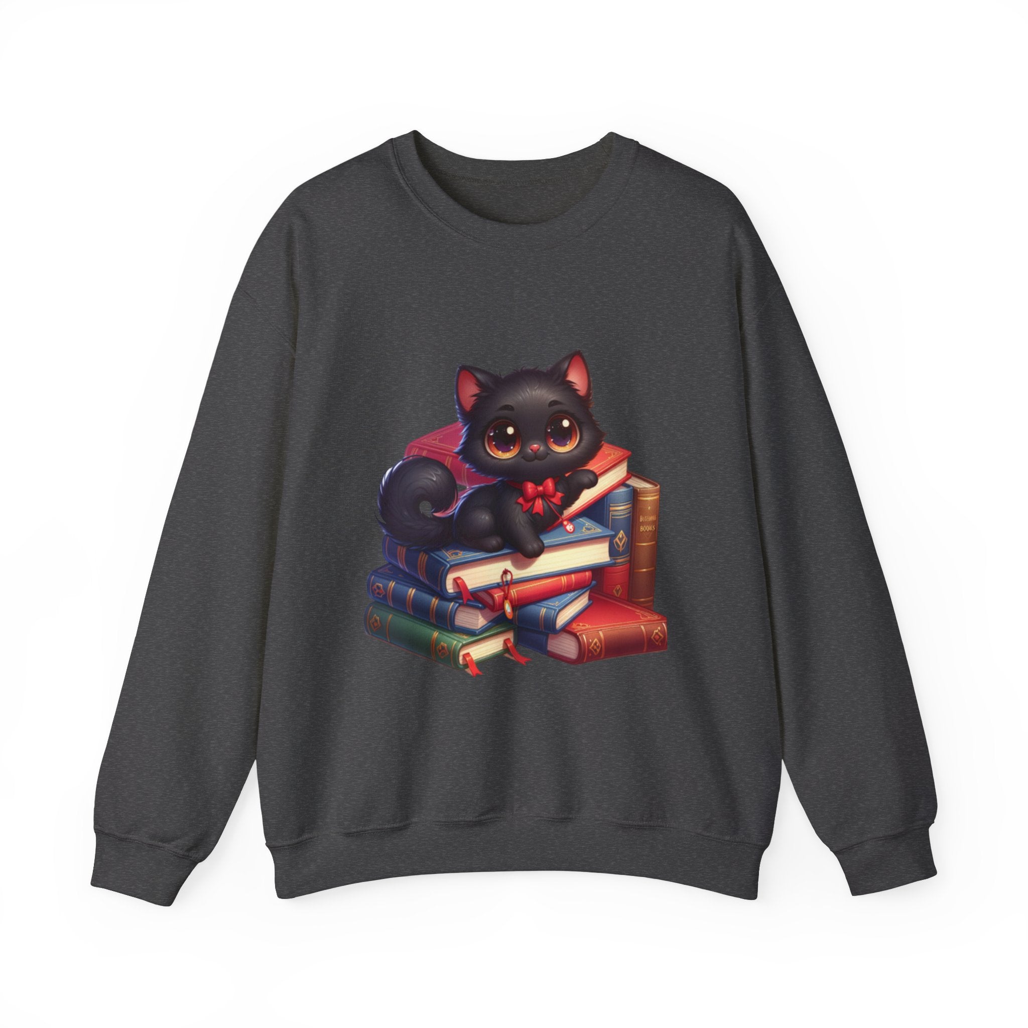 Anime Cat Unisex Heavy Blend™ Crewneck Sweatshirt