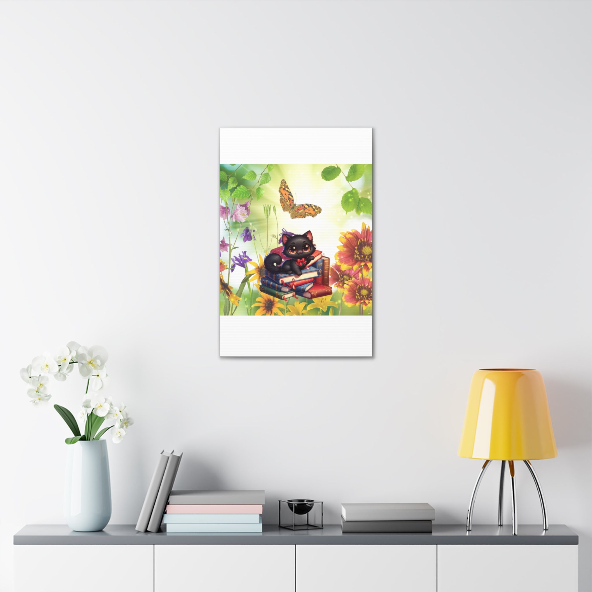 Anime Cat Canvas Gallery Wraps