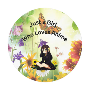 Anime Round Vinyl Stickers