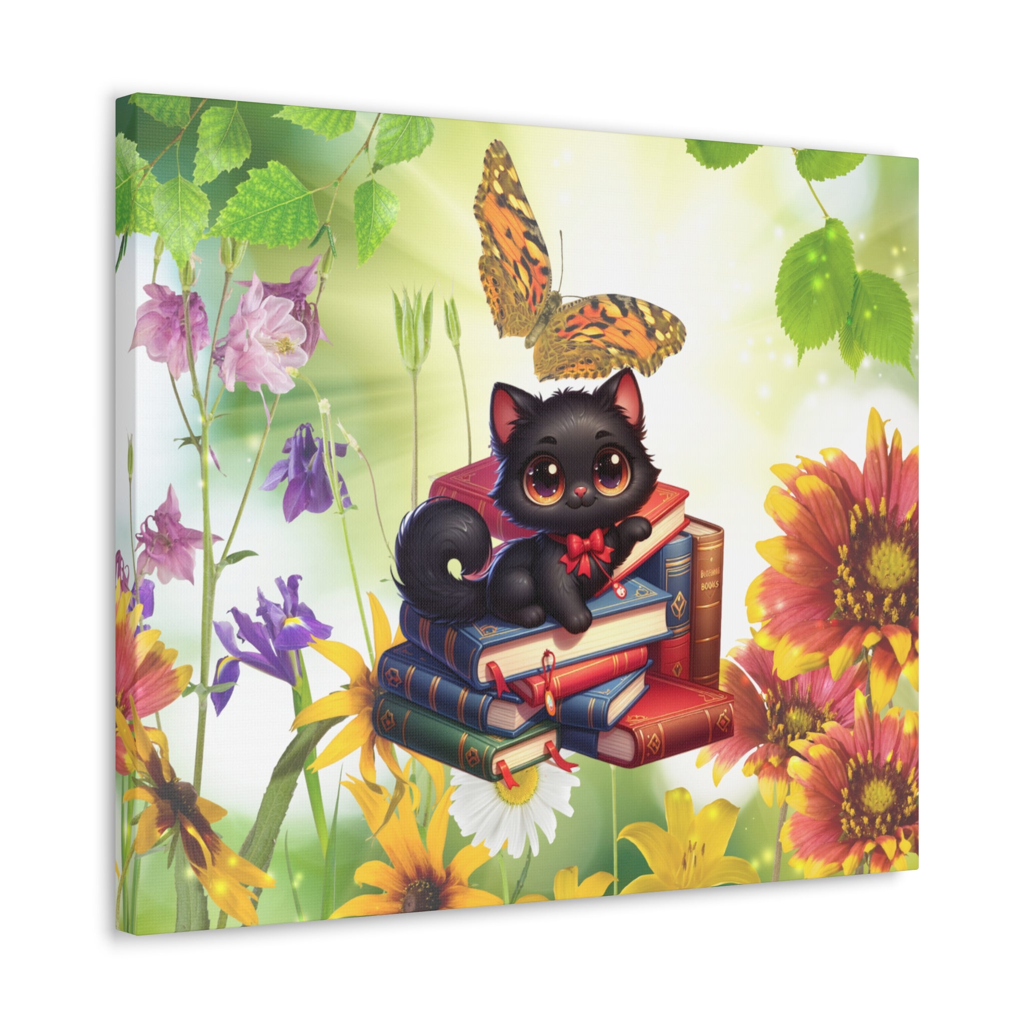 Anime Cat Canvas Gallery Wraps