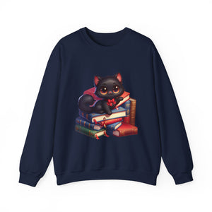 Anime Cat Unisex Heavy Blend™ Crewneck Sweatshirt