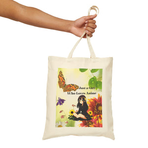 Anime Cotton Canvas Tote Bag