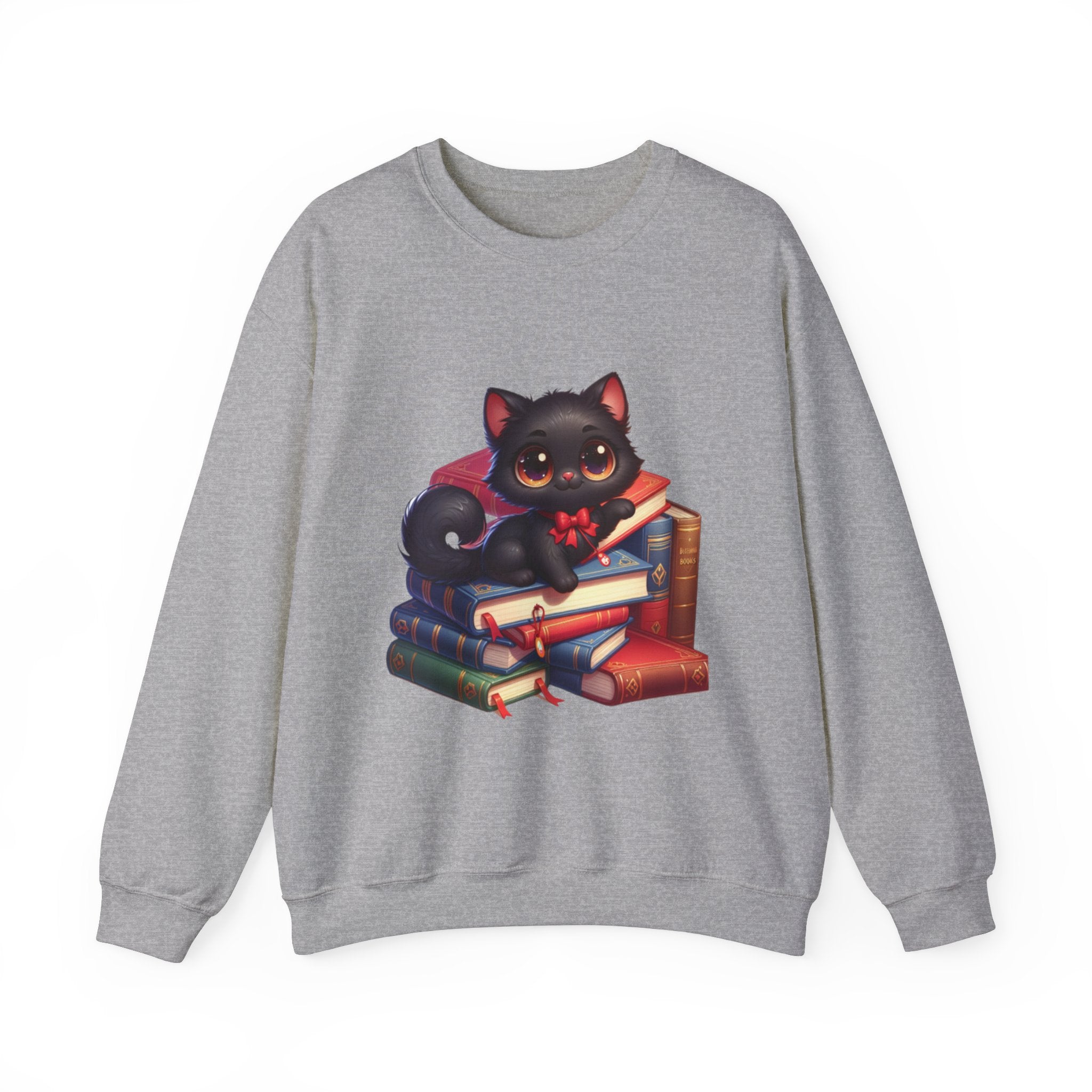 Anime Cat Unisex Heavy Blend™ Crewneck Sweatshirt