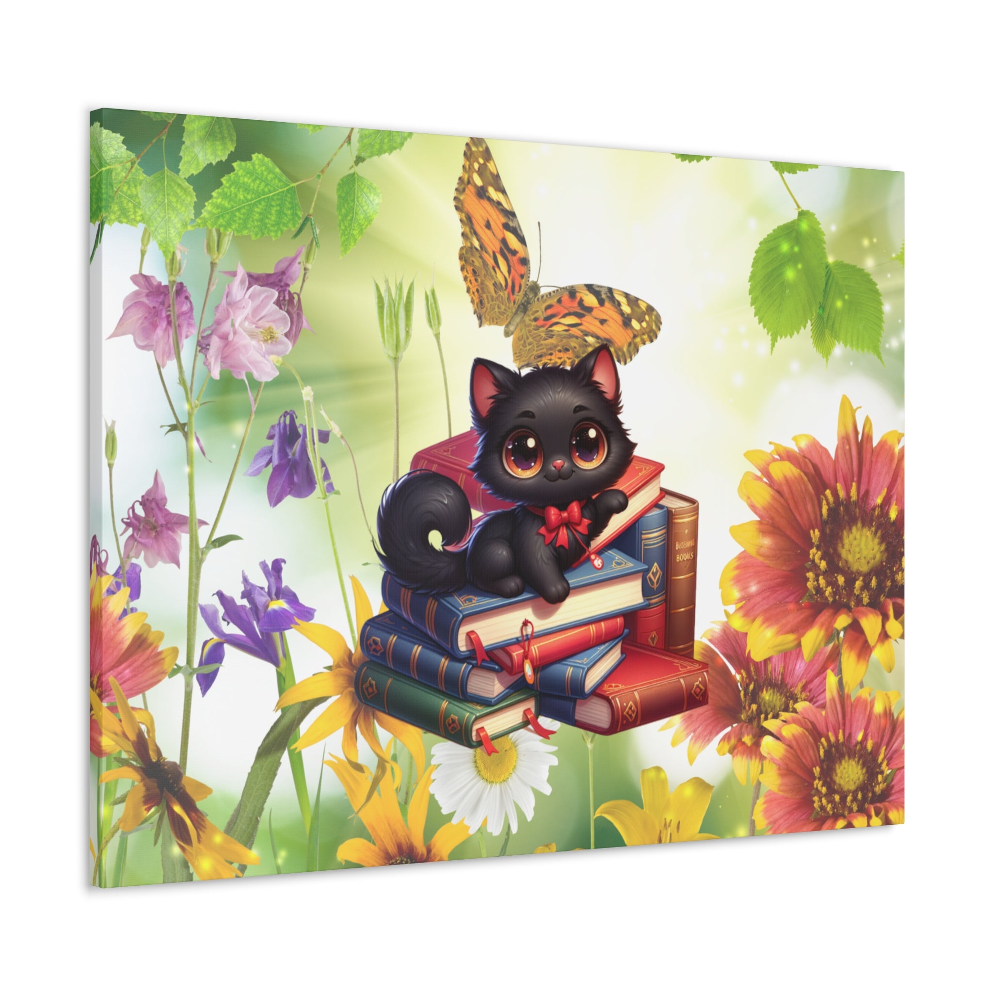 Anime Cat Canvas Gallery Wraps