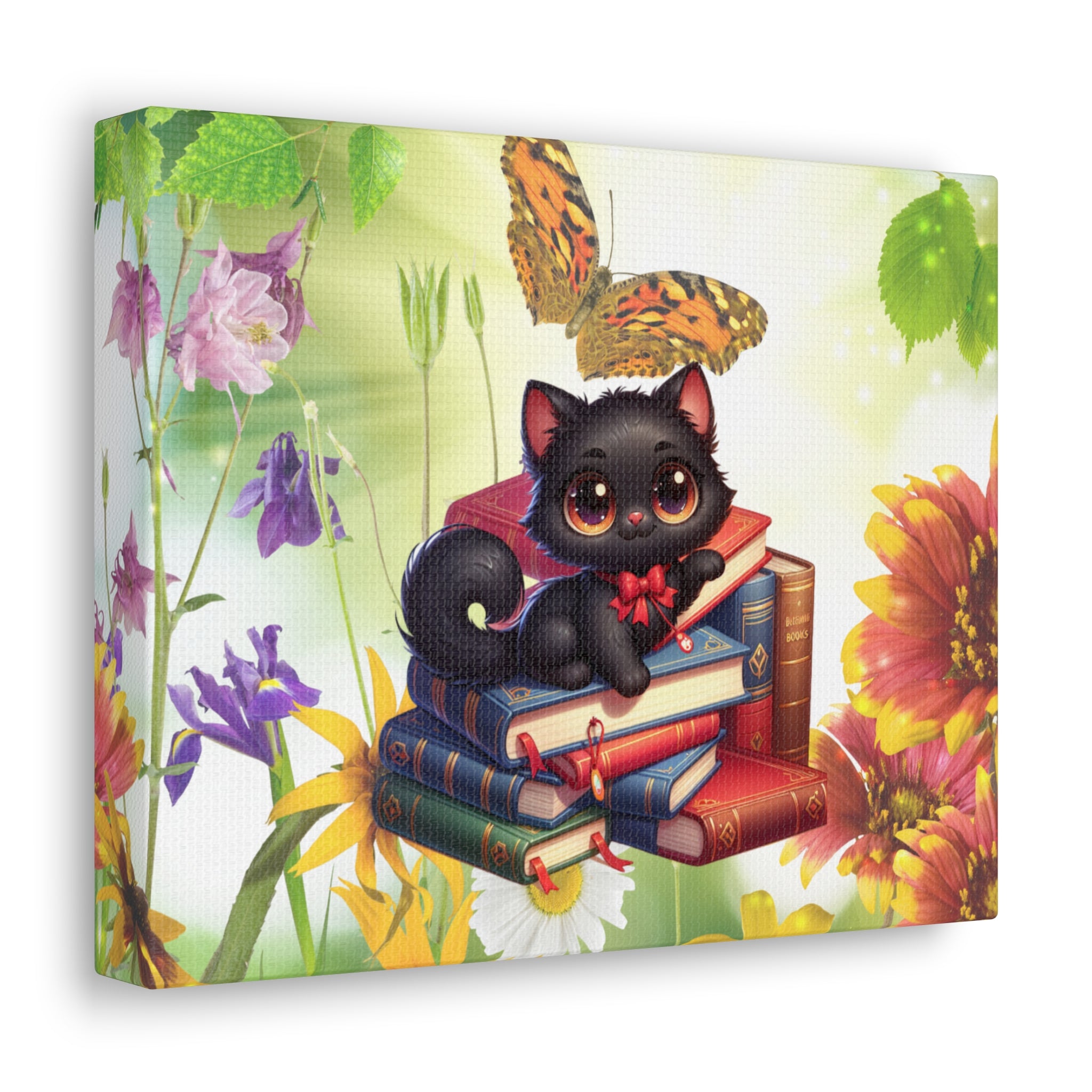 Anime Cat Canvas Gallery Wraps